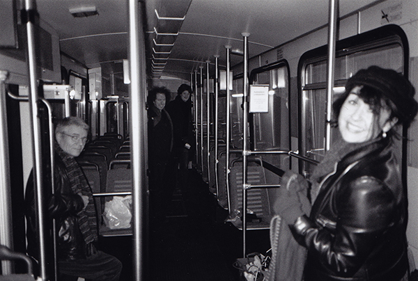 Participating artists on the Helsinki tram